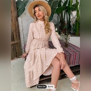 Pink Long sleeve dress